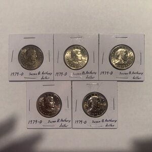 Susan B. Anthony Dollar Coin Set 1979-D